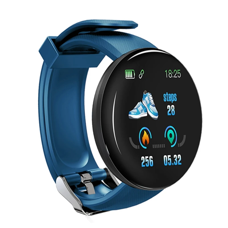 

Bakeey D18 Smartwatch Wristband Heart Rate Blood Pressure O2 Monitor Fitness Tracker Information Push Smart Watch Men Women
