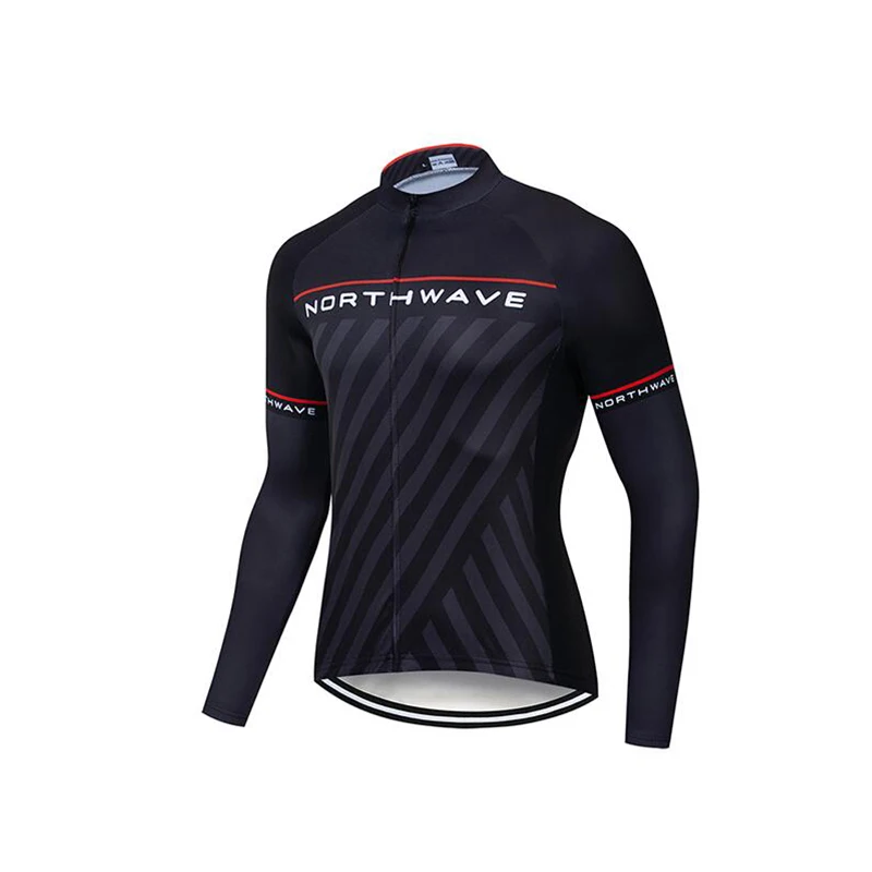 Northwave Cycling Jerseys Men New Long Sleeve Maillot Downhill Bicycle Clothing Ropa Ciclismo Shirts Tight Bike MTB Jerseys