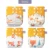 Elinfant ECO-friendly Gray Mesh Cloth New 4pcs/set Washable Pocket Diaper Adjustable Reusable fralda Ecological Cloth Diaper 20