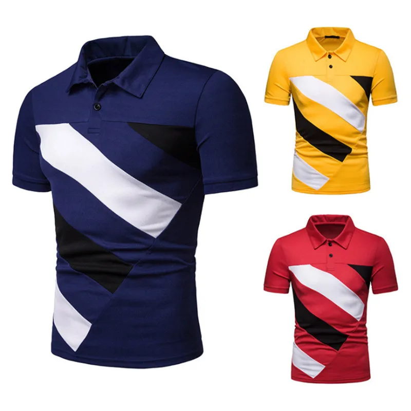 

2019 New Fashion Brands Polo Shirt Men Summer Polo Shirt Short Sleeve Streetwear Slim Fit Men Clothes