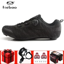 Tiebao, Мужская обувь для шоссейного велоспорта, велосипедная обувь, sapatilha, ciclismo, гоночный триатлон, Zapatillas, Ciclismo, дышащая велосипедная обувь, мужские кроссовки