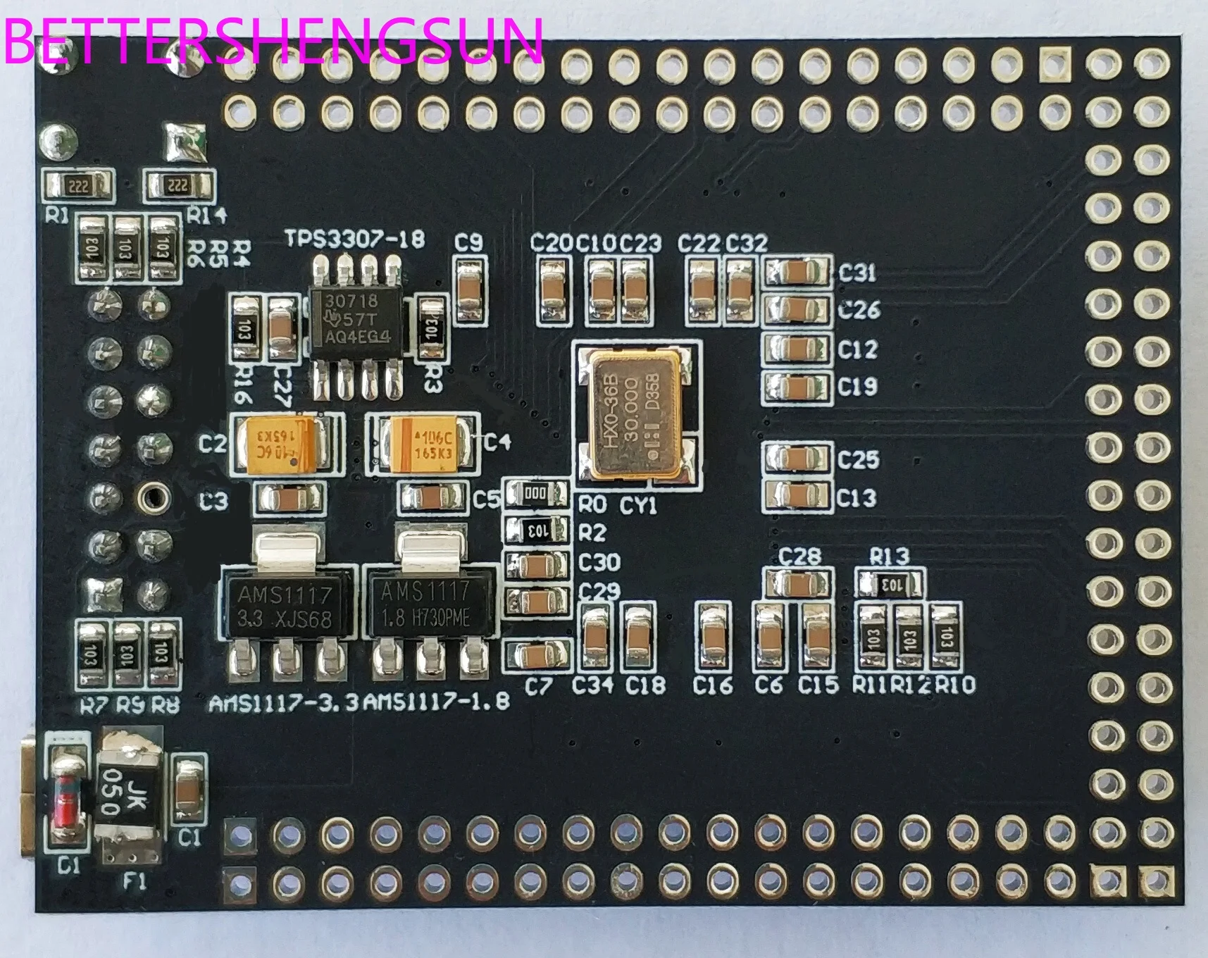 TMS320F28335 DSP минимальная системная плата, макетная плата четырехъярусная плата маленький размер
