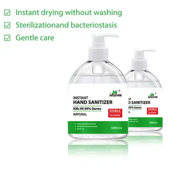 

500ml Portable Travel Hand Sanitizer Disposable Clean Hand Sanitizer Gel Rinse Free Quick Drying Hand Soap For Home Travel