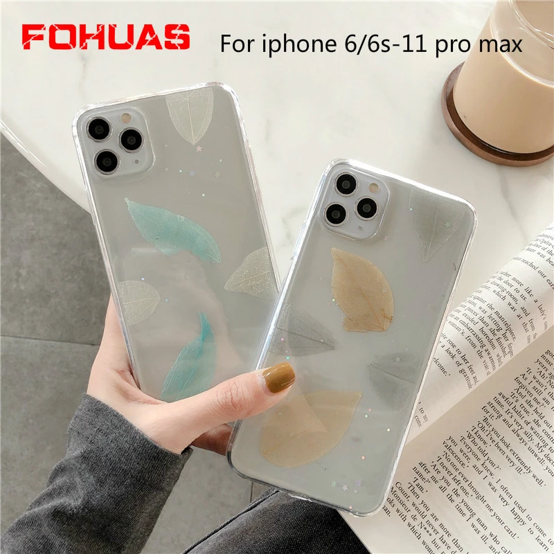 Новый стиль ретро три года Увядшие листья прозрачный ТПУ чехол для мобильного