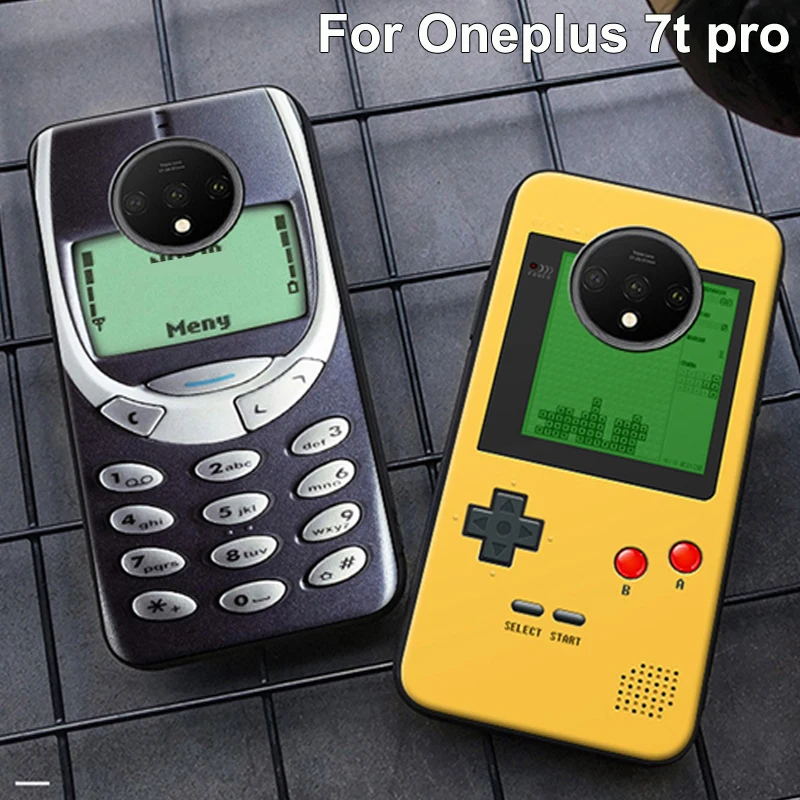 Для Oneplus 7 T pro Чехол 7tpro 1 + Мягкая силиконовая ТПУ задняя крышка Чехлы для телефона
