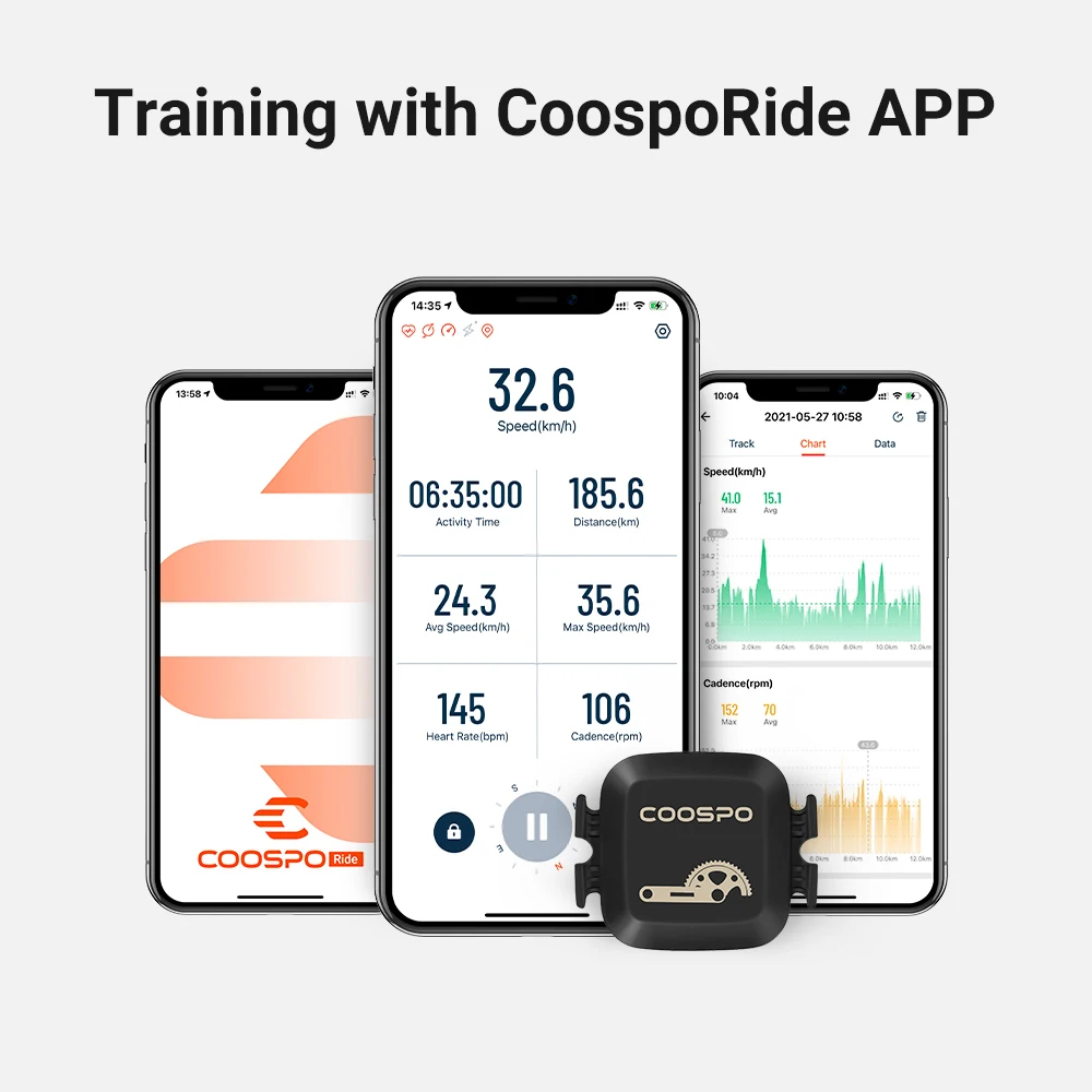 Capteur De Cadence Coospo BK467 - Bluetooth & ANT+ - IP67 - Neuf