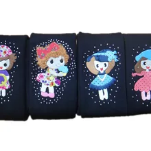 Детские зимние вельветовые леггинсы Женская плотная верхняя одежда для больших детей разноцветные хлопковые леггинсы с высокой талией