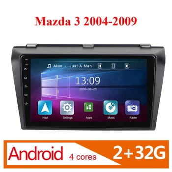 

2 din android Car GPS Radio Stereo WIFI Free MAP Quad Core Car Multimedia Player For Mazda 3 2004 2005 2006 2007 2008 2009