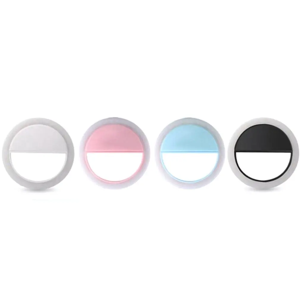 

Mini Mobile phone Selfie Ring Flash lens beauty Fill Light Lamp Portable Clip for Photo Camera For Cell Phone Smartphone