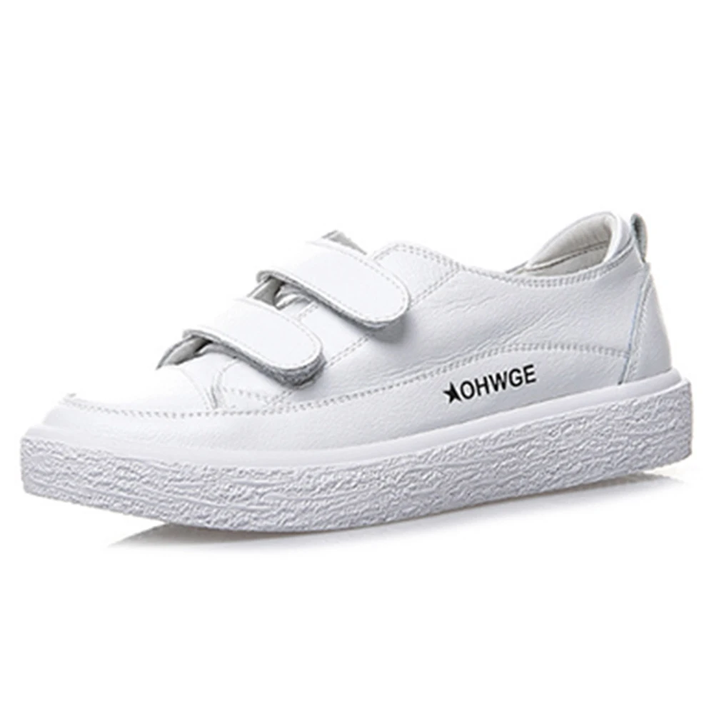 TaoBo Magic sticker/Женская обувь на плоской подошве новая кожаная повседневная обувь женская повседневная обувь на плоской подошве обувь на толстом каблуке