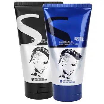 

Hair Styling Gel Moisturizing Hair Gel Easy Cleaning No Residue Hair Modeling Long Lasting Men Male Hair Gel 150ml