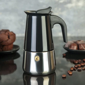 

Geyser coffee maker "Italiano", 2 cups, black