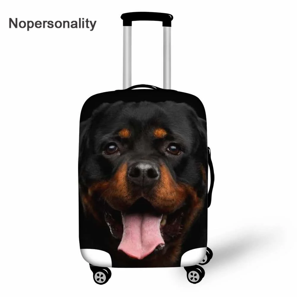 

Nopersonality Rottweiler Design Thick Travel Luggage Protective Cover Elastic Suitcase Dust Cover for 18-32 Inch Trolley Case