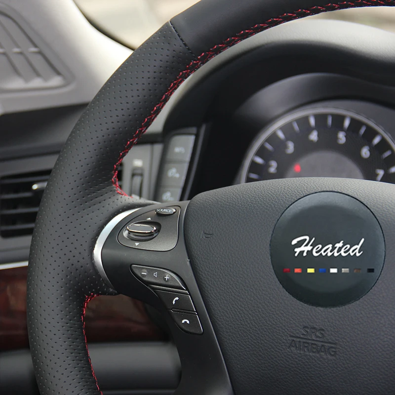 Оплетка рулевого колеса для Infiniti JX35 M35 M25 M56 Q70 QX60 Nissan Murano|wheel steering cover|steering coverwheel |