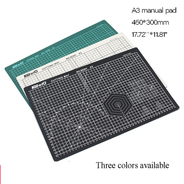 A3 Cutting Mats Pvc Double-sided Self-healing Paper Craft Cutting Board  Patchwork Carving Pad Diy Tools Office Cutting Supplies - Cutting Mats -  AliExpress