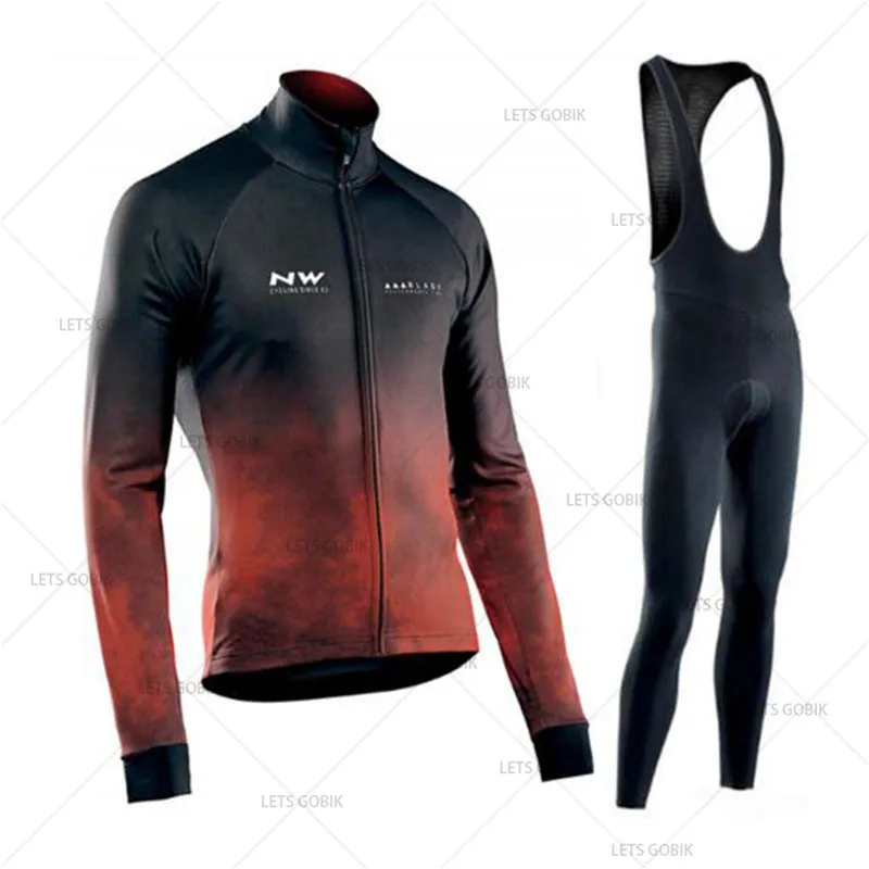

NW 2019 Cycling Jersey Pro Team Ropa Ciclismo Hombre Triathlon Cycling Set MTB Cycling Clothing Northwave Cycling Bib Pants Set