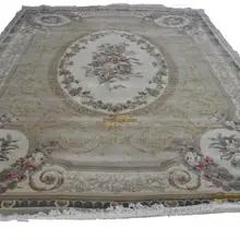 Ковер ручной работы на заказ Топ Мода Tapete Подробная информация-завязанный толстый плюш savonnery W-6B 029 9,84x13,12 gc85savyg28