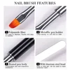 Polygel Brush and Picker Dual Ended Nail Brush Slice Tool for Acrylic UV Nails Extension 5