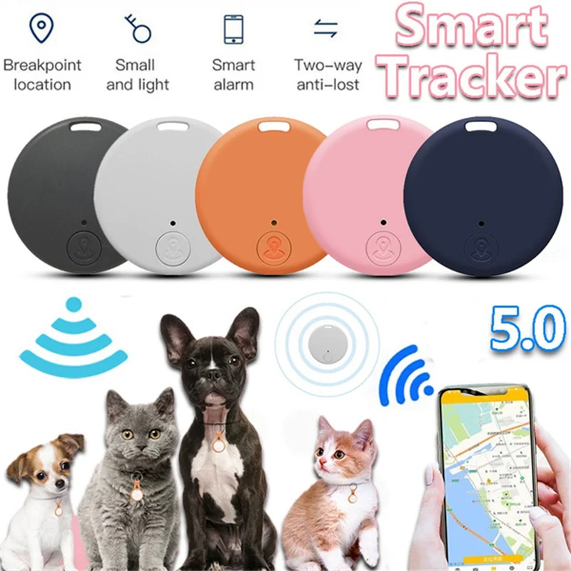 GPS Tracker Anti-lost Alarm Mini Wireless Bluetooth-compat Car Child Older Bag Wallet Key Finder Locator Anti Lost | Электроника