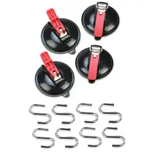 Якорь на присоске для тяжелых условий эксплуатации, крепление для багажа, брезент, палатки, якорь с крепежным крюком, универсальный для автомобиля, грузовика