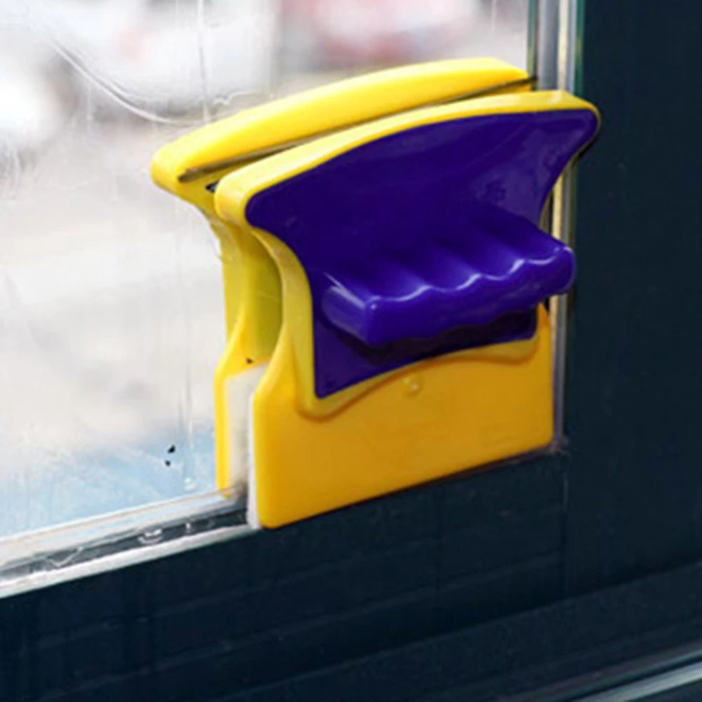 Двухсторонний магнитный очиститель окон, скребок для стекла, моющая ...