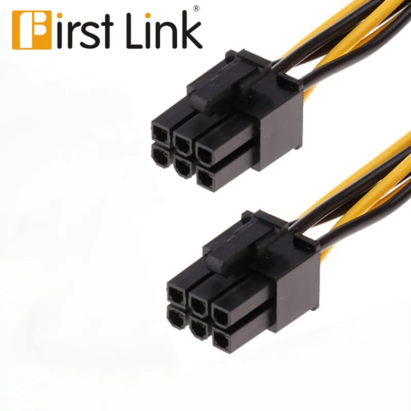 

Кабель-разветвитель питания PCI-E, 6-pin-6 + 2-pin, 0,3 м