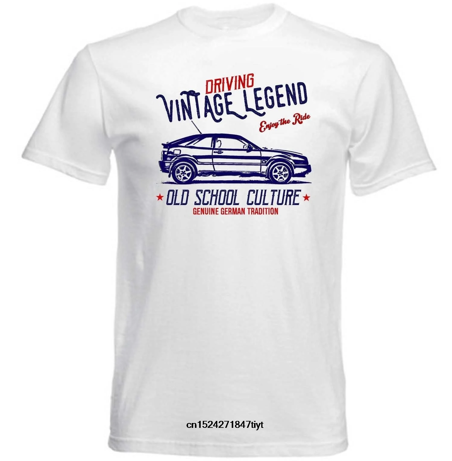 Vintage German Car Corrado White T-shirt Mens Round Neck Short Sleeves Cotton Tee Shirt Fashion Casual Tops Clothing |