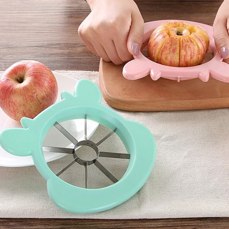 

1PC Kitchen Apple Slicer Cutter Pear Fruit Divider Tool Comfort Handle for Kitchen Apple Peeler Fruit Cut Splitter Fast Shipping