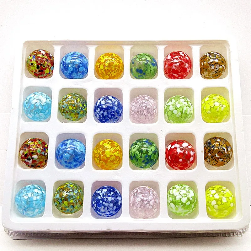 Lot 20~100X Grind Arenaceous Marbles Glass Beads Kid Toy Fish Tank Decorate 16mm 