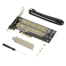

Converter Card Dual M.2 PCIE 4.0 Adapter Card Converter Card SSD Expansion Card Host Controller Express Card