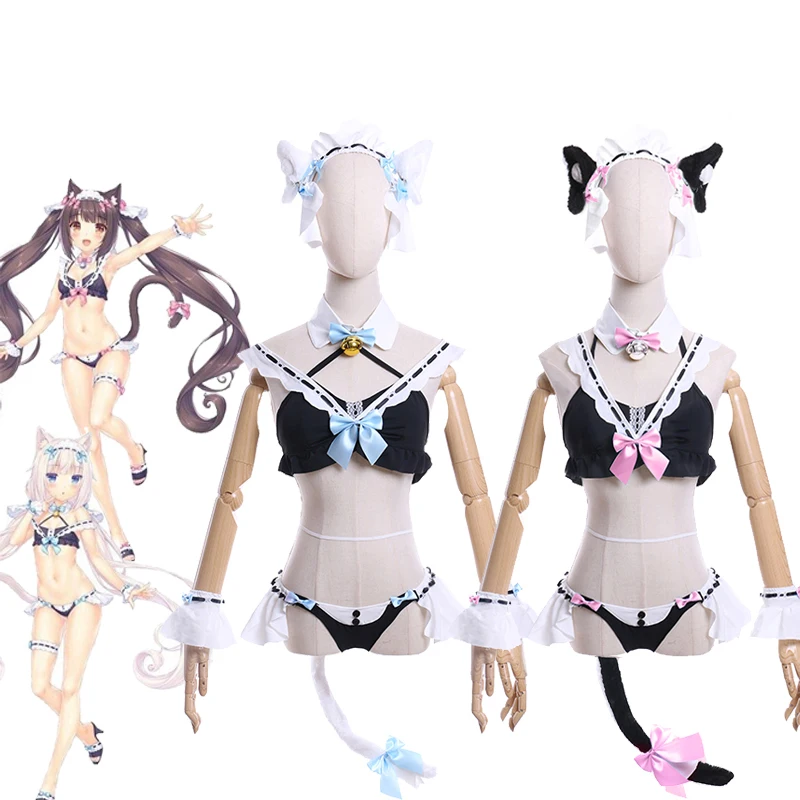 NEKOPARA аниме OVA Костюмы для косплея шоколад и ванили с изображением кролика Банни