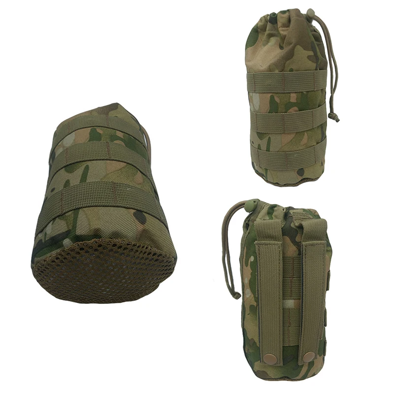 

Portable Outdoor Nylon Molle Water Bottle Bag Kettle Pouch Holder Case for Army Military Travel Hiking