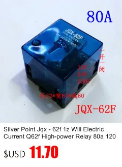Jqx-62f2z будет электрический ток Q62f высокой мощности 100a реле 80a2h24v12v220v