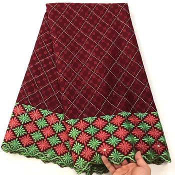 

African Dry Lace Fabrics High Quality 100% Cotton Lace For Men Cotton Dry Lace Fabric Swiss Voile Lace In Switzerland RF963