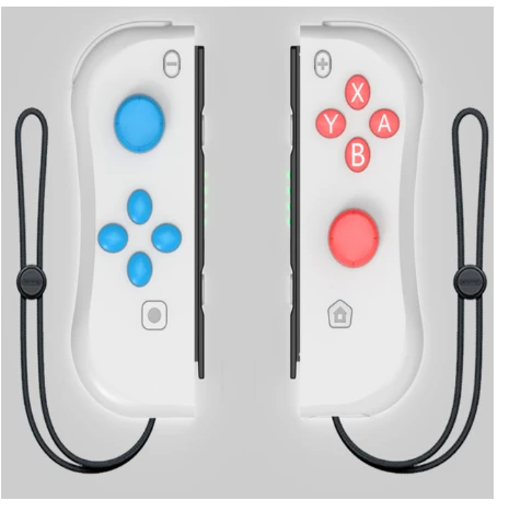 Белый Игровой коммутатор, беспроводной контроллер, левый и правый, Bluetooth, геймпад для Nintendo, переключатель NS Joy, игровая ручка для переключения, Joy Game - Цвет: Белый