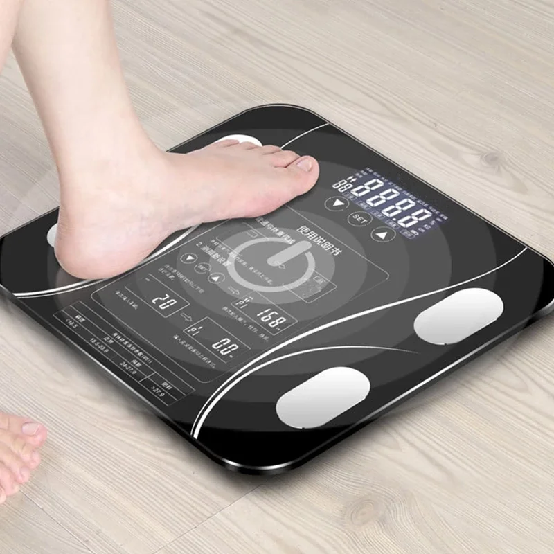 Bathroom Scales Bluetooth Floor Body Scale Smart Electronic Weight – sed602