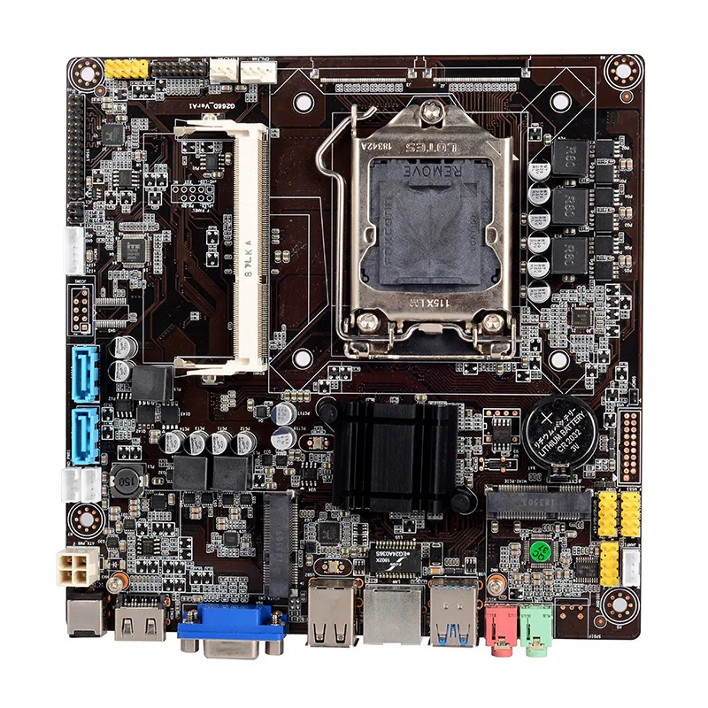 2019 New H81 Computer Motherboard All in One Motherboard Industrial Control Motherboard 1