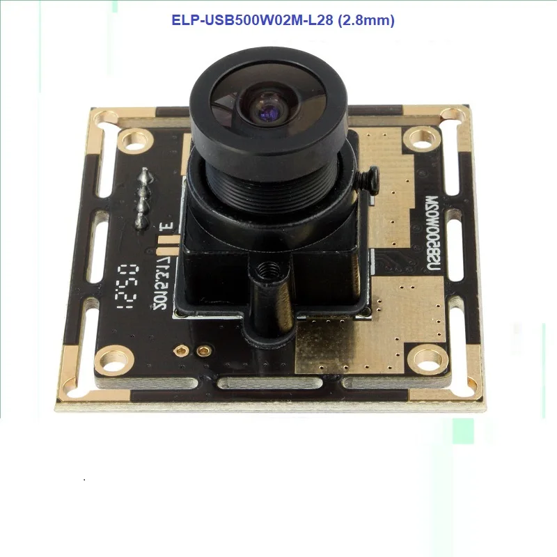 5MP OV5640 usb 2,0 pc драйвер веб-камеры бесплатно с 2,1 мм объективом 1 м usb кабель - Цвет: ELP-USB500W02M-L28