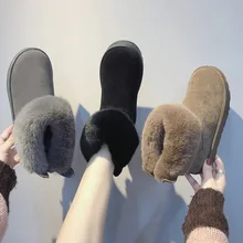 Зимние женские сапоги; сапоги до середины икры; высокие водонепроницаемые женские зимние сапоги; женская плюшевая стелька; botas mujer invierno Z11-49