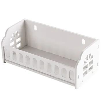 

Wall Stroage Box Hook Type Bathroom Rack Organizer Shampoo Cosmetics Student Sundries Simple Style Box