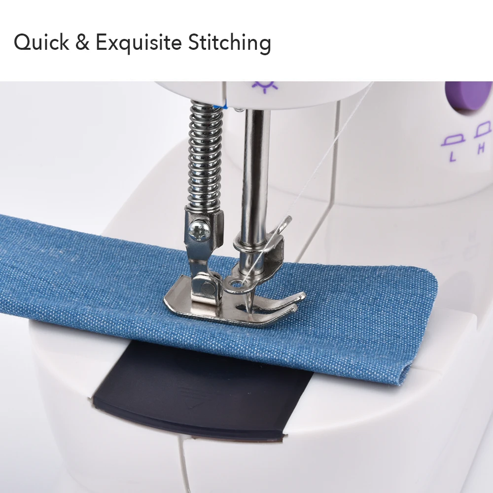 Мини-швейная машина портативная ручная швейная рукоделие беспроводные ткани для одежды ручные электрические швейные машины аксессуары