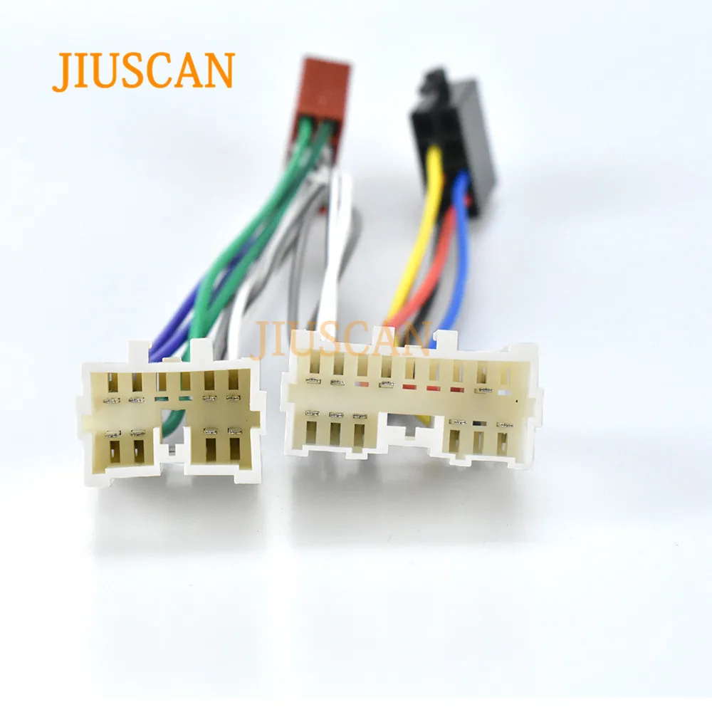 JIUSCAN 12-028 ISO Радио адаптер для/VOLVO 1993+(выберите модели) жгут проводов Разъем Ведущий ткацкий станок Кабельный разъем