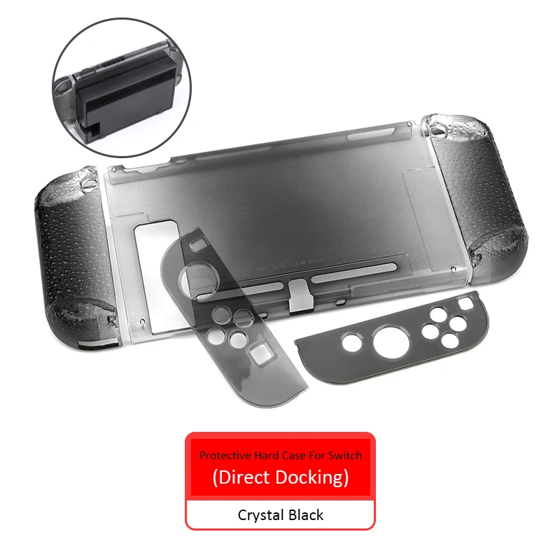 Joy con Тонкий защитный жесткий чехол с кристаллами противоскользящий корпус 3