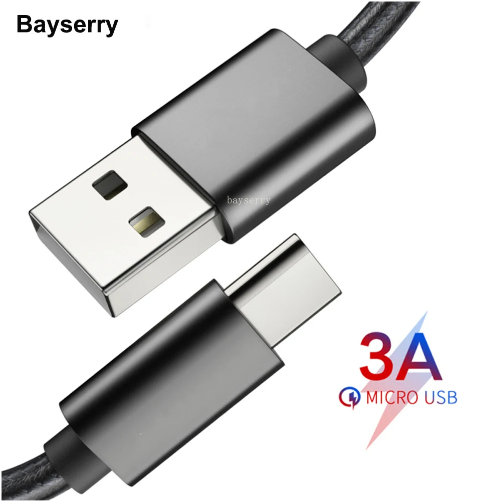 Bayserry USB Type C кабель для Samsung S9 S10 Быстрая зарядка мобильный телефон Xiaomi Mi 9 Redmi Note 8