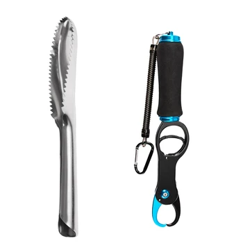 

Fish Scale Brush Fast Remove Scraper Fishing Grip Grabber Lip Grippers
