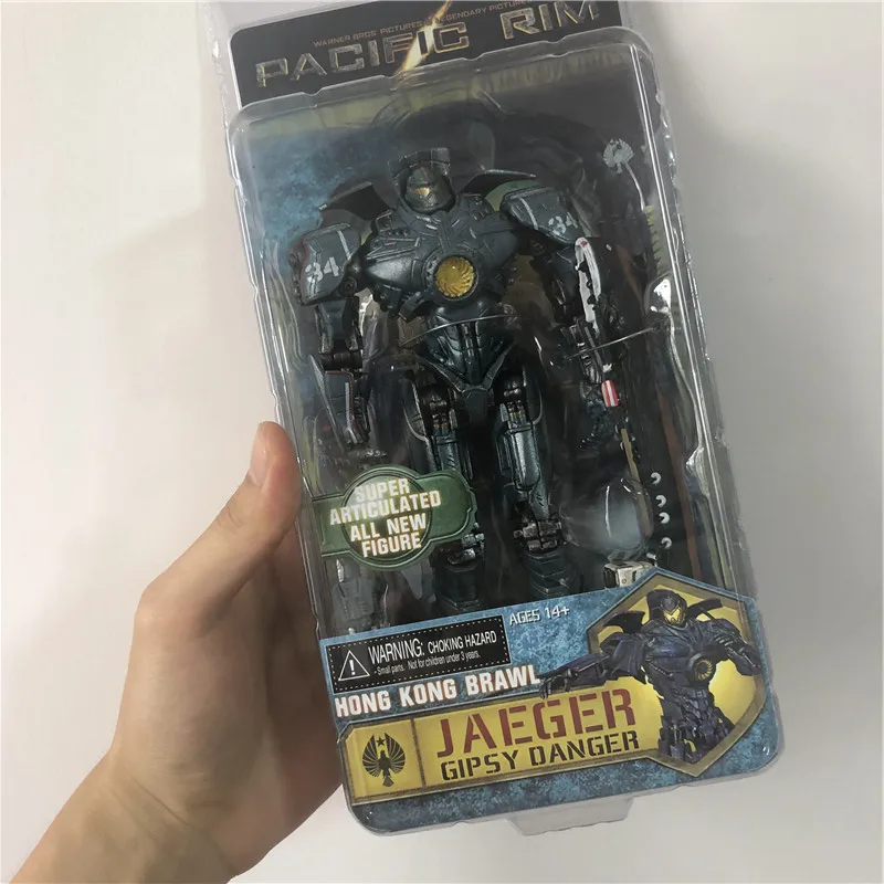 

One Set NECA Pacific Rim Jaegers Hong Kong Brawl Cruise Ship Danger Rangers Gipsy Danger PVC Action Model Movie Toy 18cm