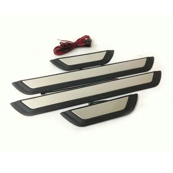 

Car Pedal Door Strip Scuff Plate Frame External LED Threshold For Mazda CX-5 CX5 2nd Gen 2017 2018 2019 2020
