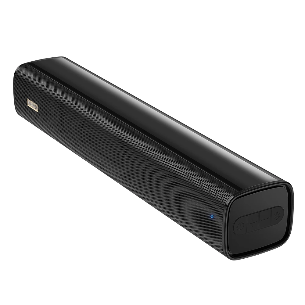 Kopen Speaker Blitzwolf BW SDB0 Pro 10W 2200mAh Mini bluetooth Soundbar voor Desktop Laptop PC met Stereo Geluid Uniek Ontwerp luidsprekers