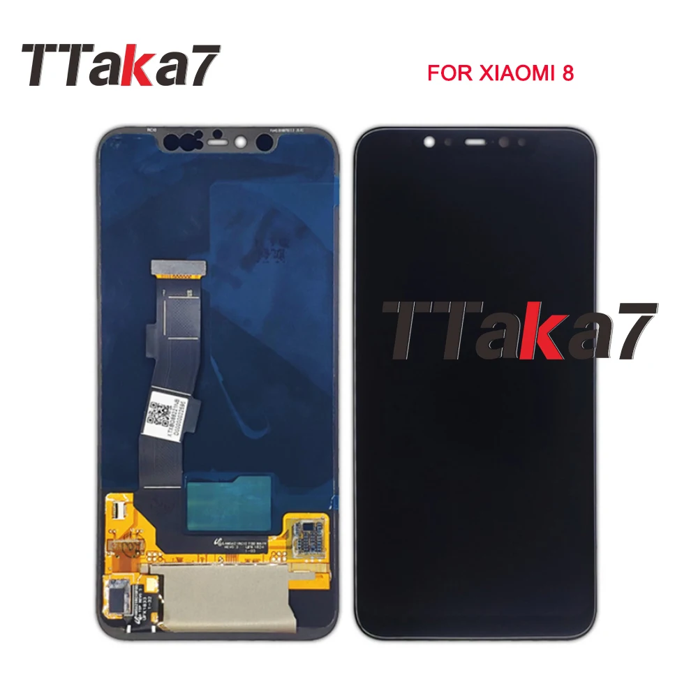 

For Xiaomi 8 Full LCD DIsplay Touch Screen 6.21 Inch Digitizer Assembly Replace LCD For Xiaomi 8 LCD Screen 100% Tested