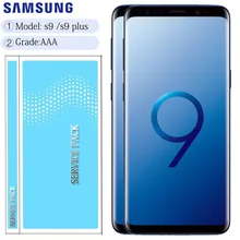 AMOLED Замена для SAMSUNG Galaxy S9 S9 Plus lcd сенсорный экран дигитайзер с рамкой G960 G965 дисплей